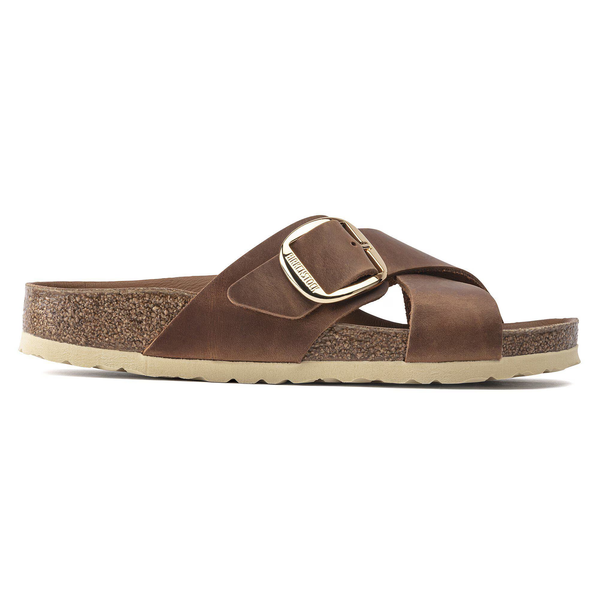 Siena Big Buckle Natural Leather Oiled