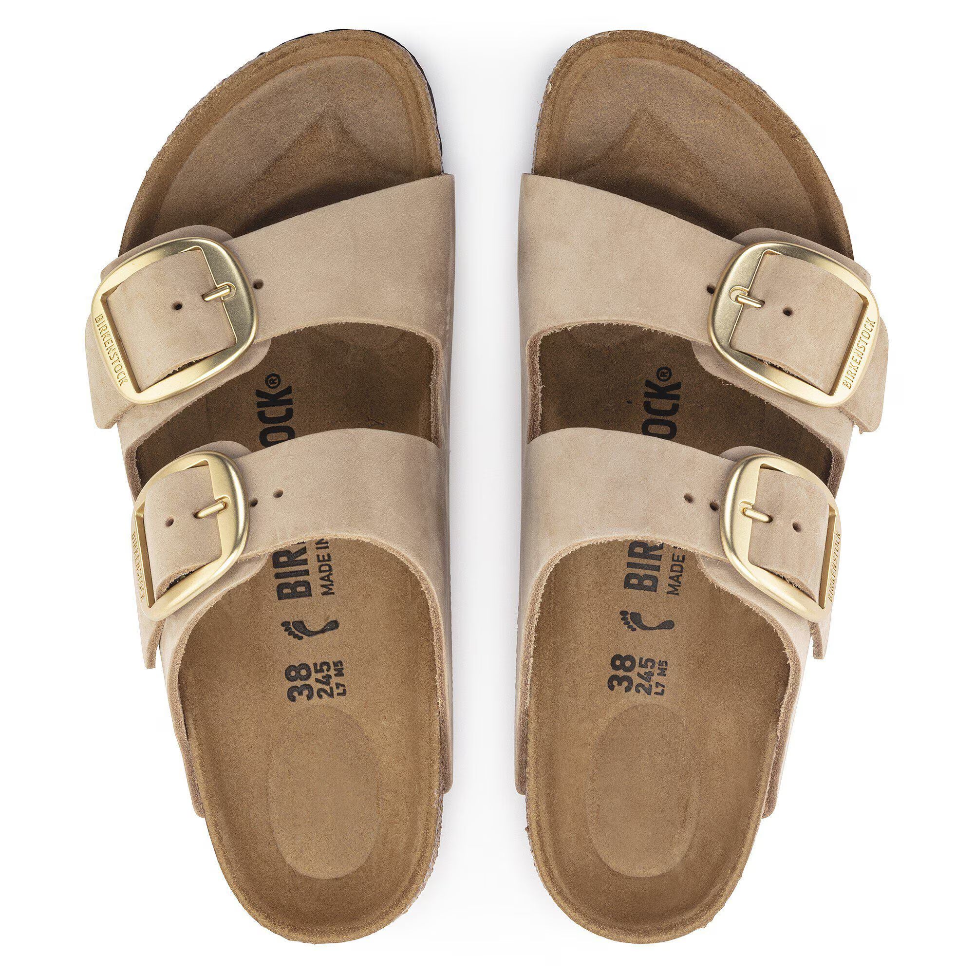 Arizona Big Buckle Nubuk Leather