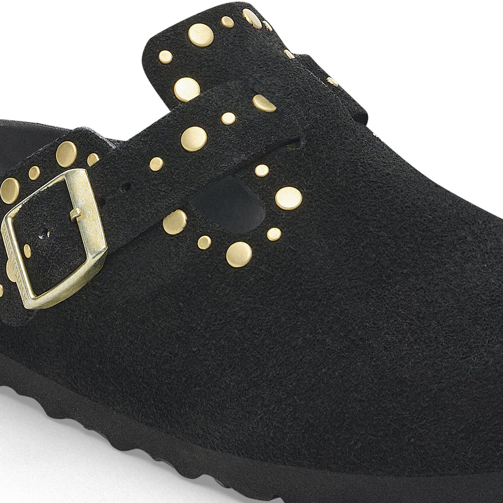 Boston Rivet Suede Leather