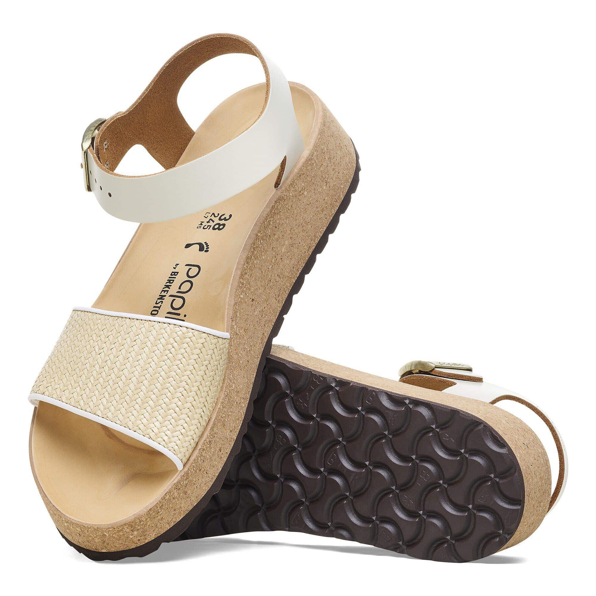 Glenda Raffia Natural Leather/Synthetics