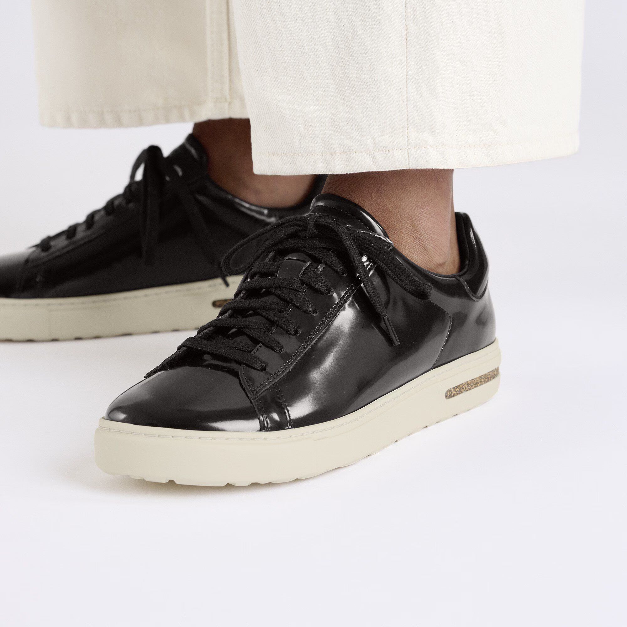 Bend Low Natural Leather Patent