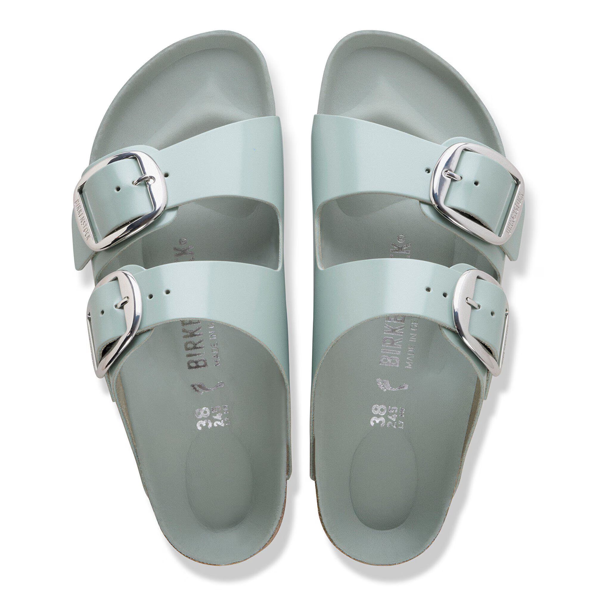 Arizona Big Buckle Natural Leather Patent