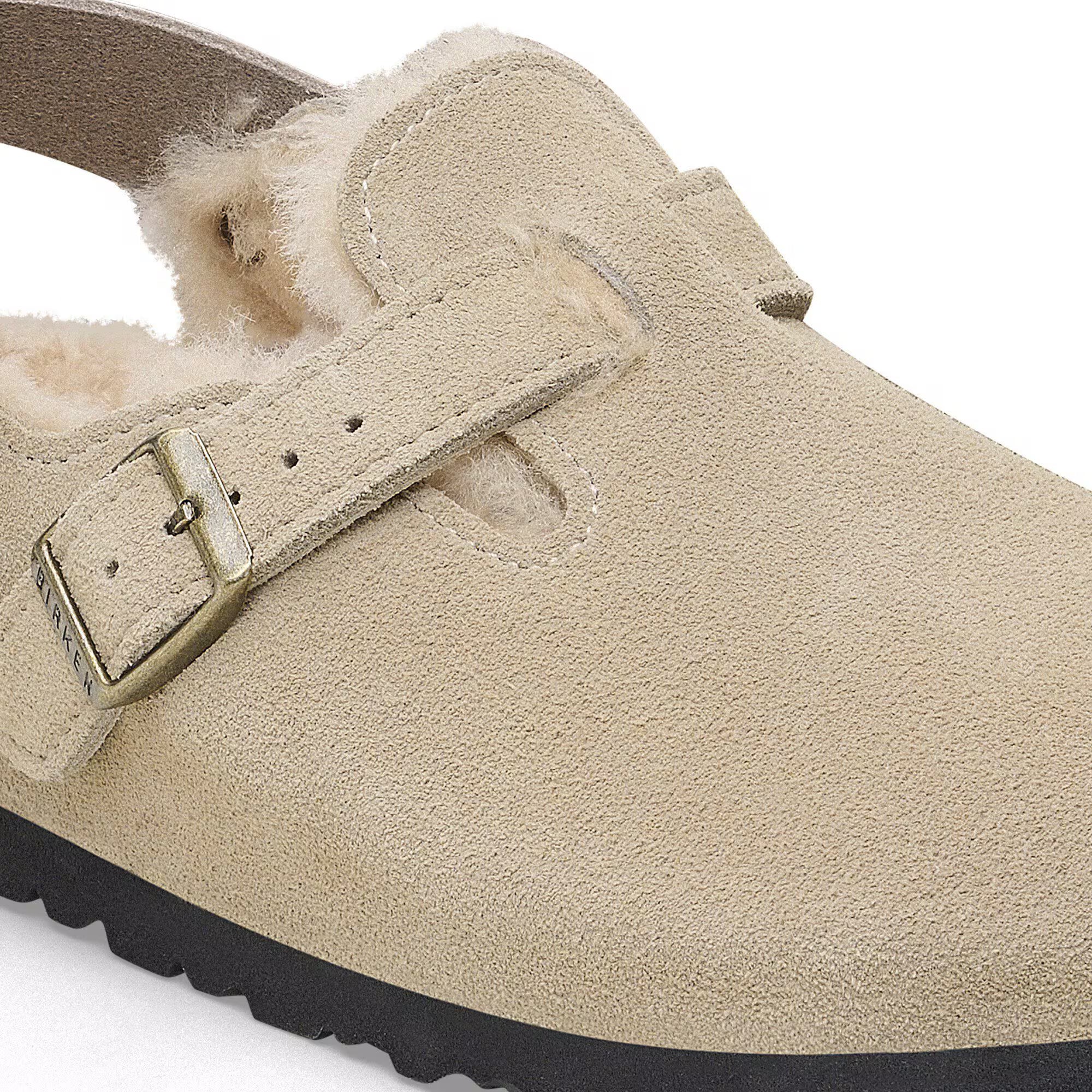Tokio Shearling Suede Leather