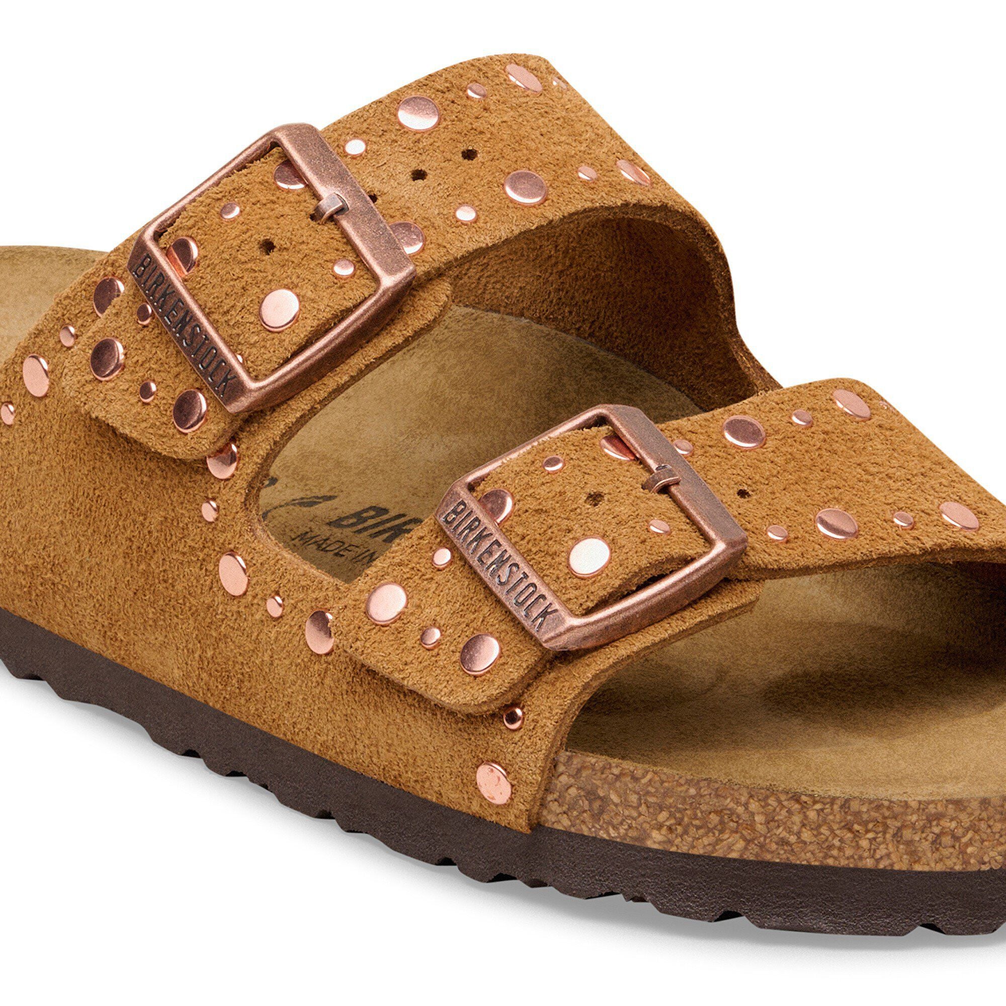 Arizona Rivet Suede Leather