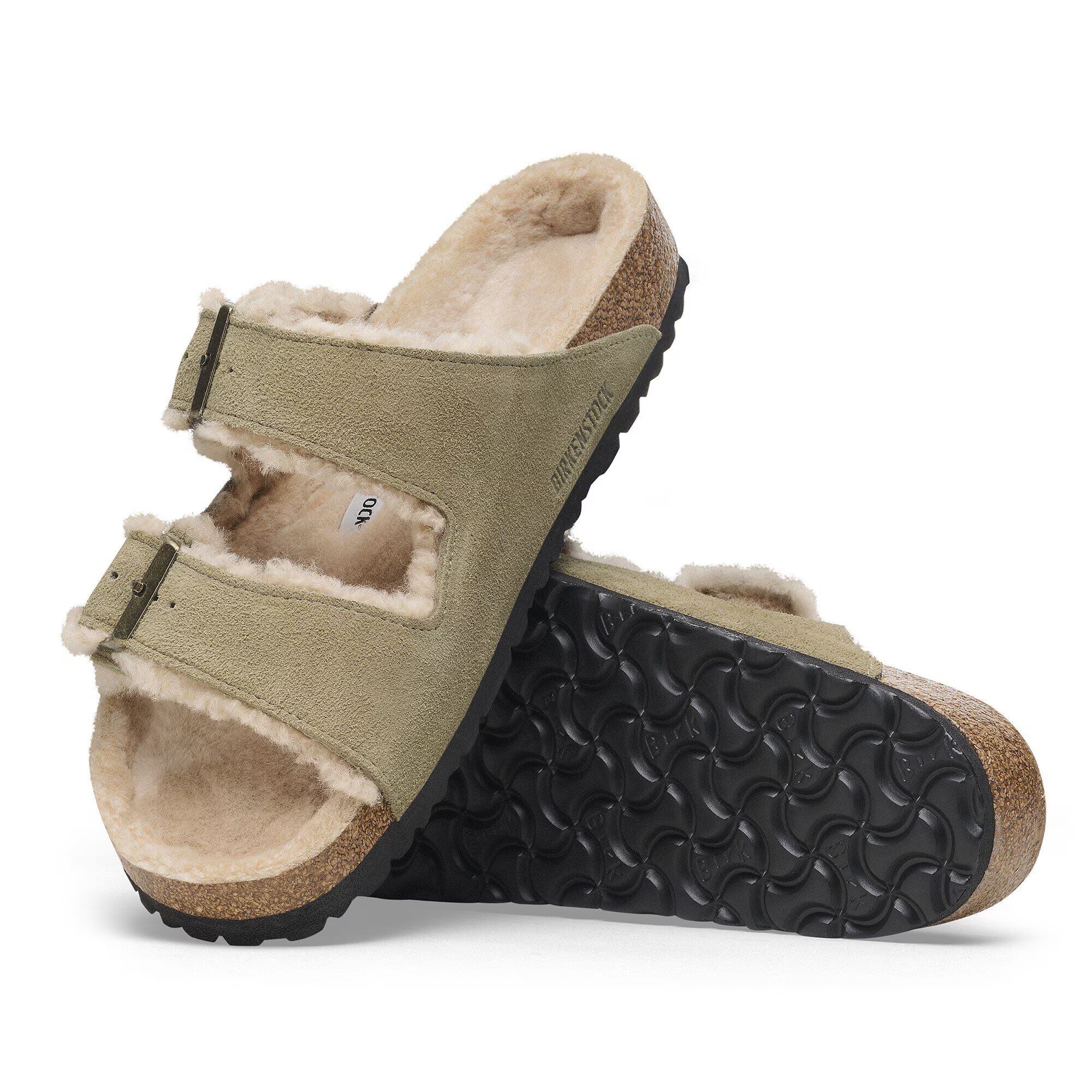 Arizona Shearling Suede Leather