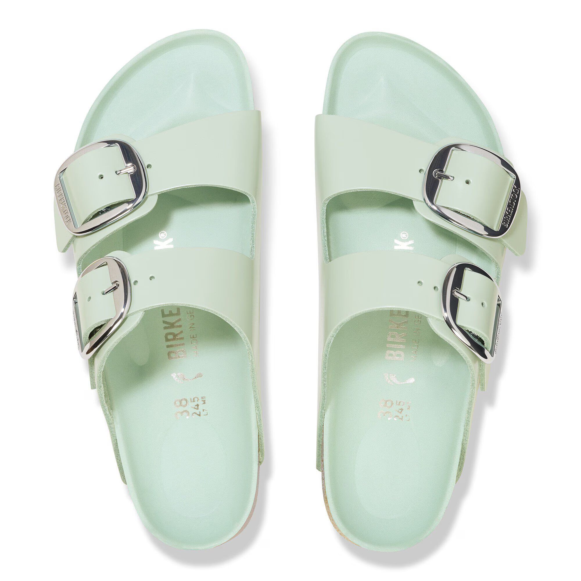 Arizona Big Buckle Natural Leather Patent