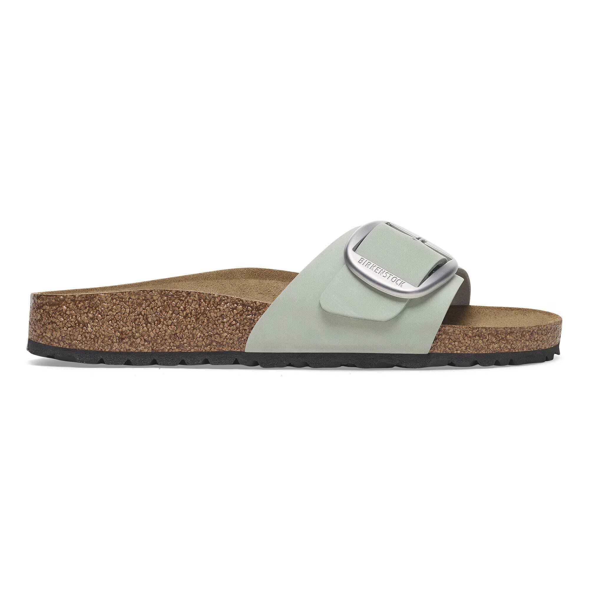Madrid Big Buckle Nubuk Leather