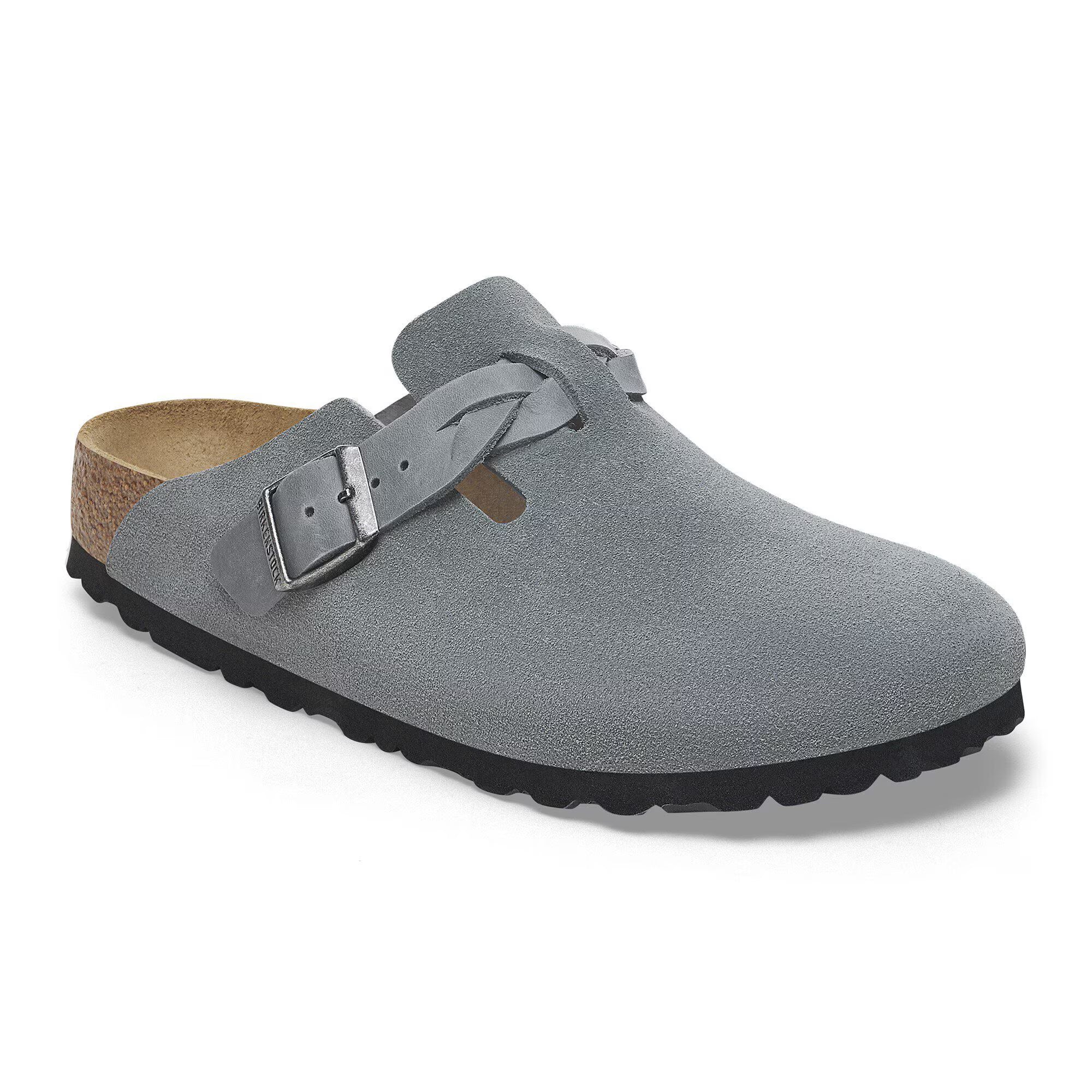 Boston Braided Suede Leather