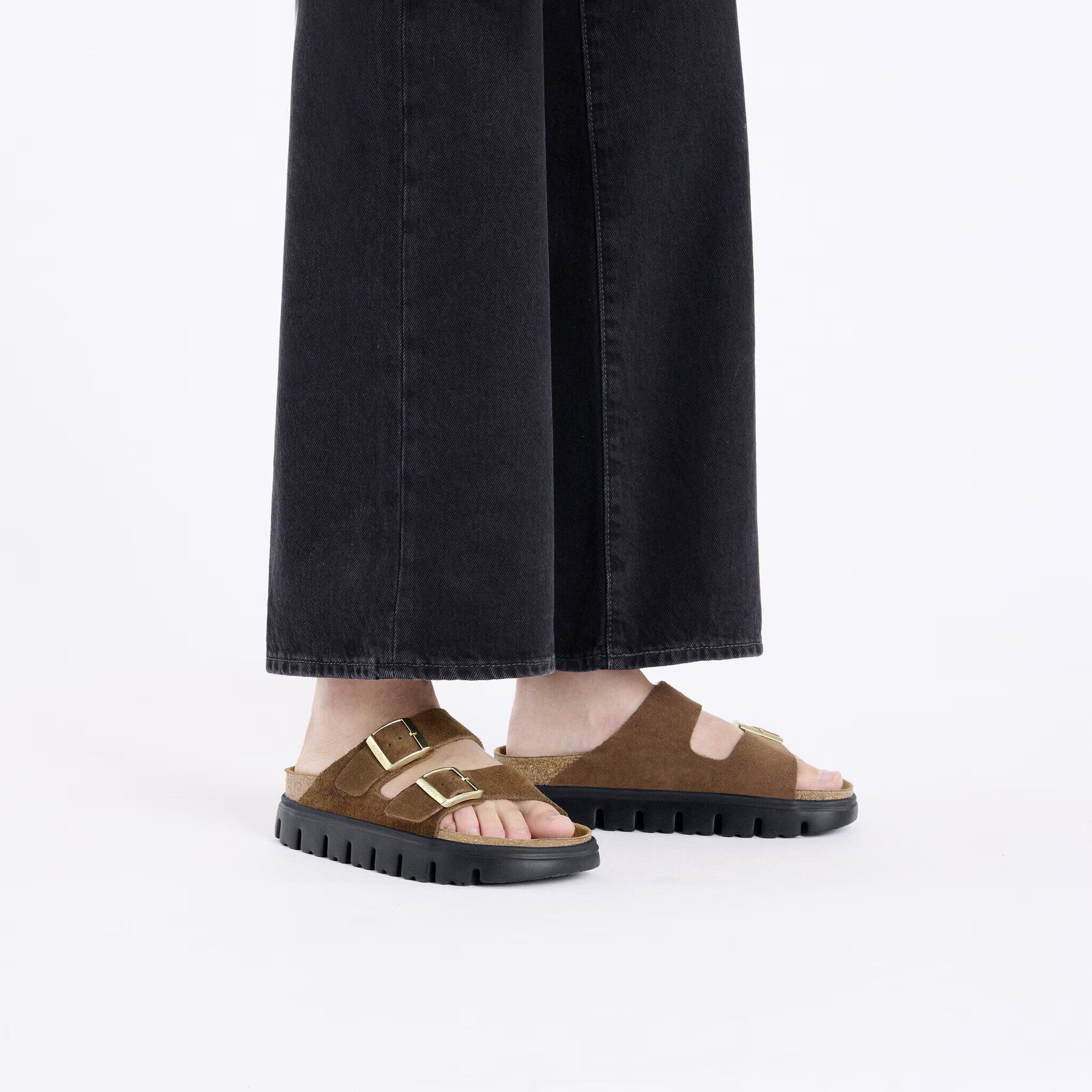 Arizona Platform Suede Leather