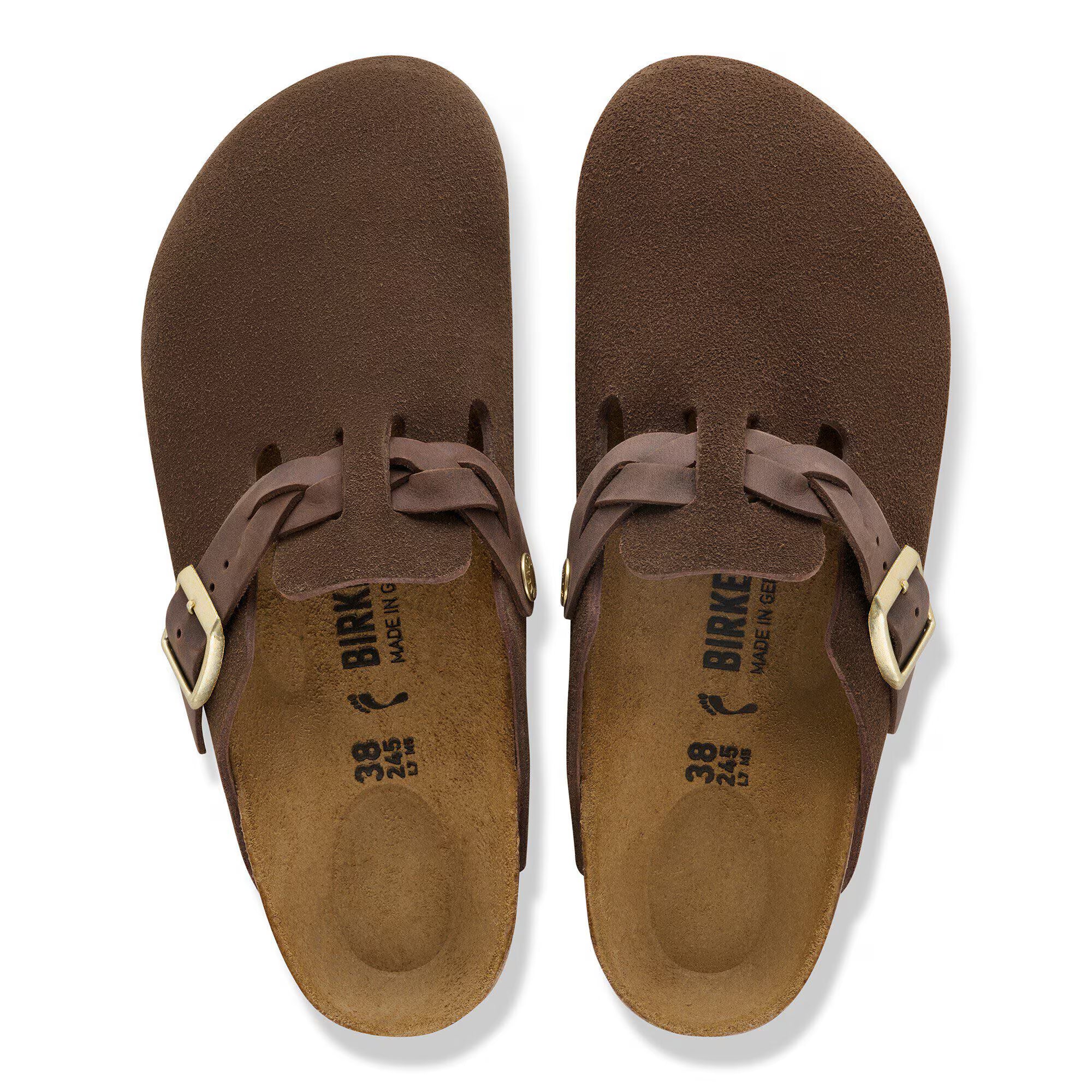 Boston Braided Suede Leather