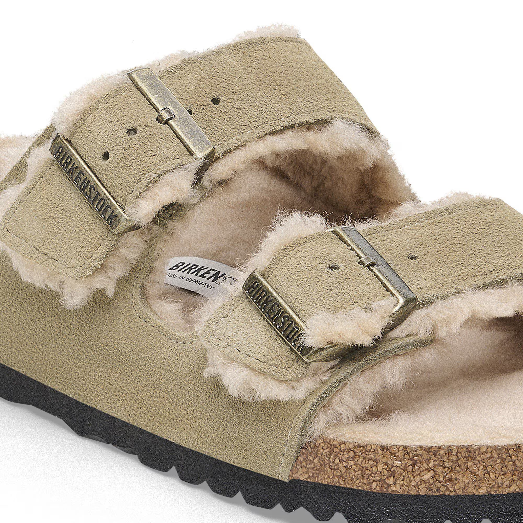 Arizona Shearling Suede Leather