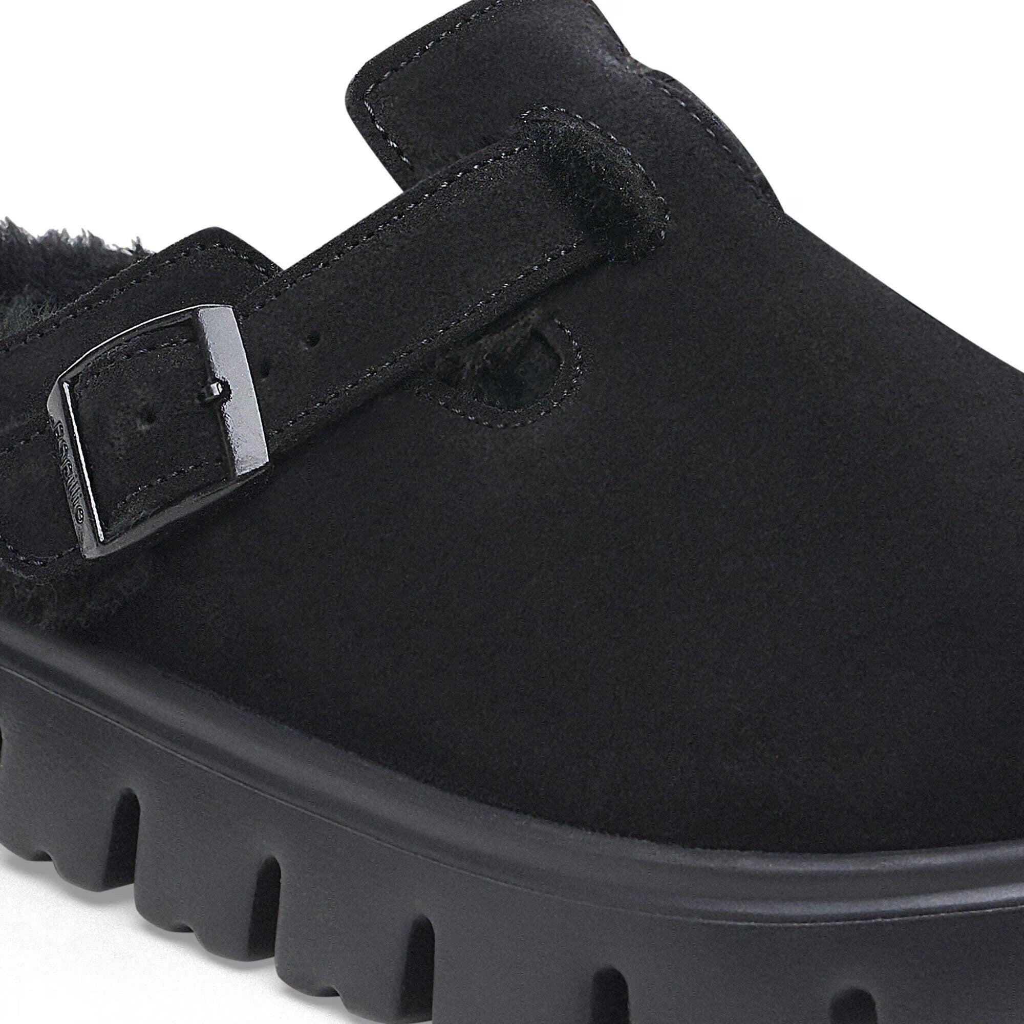 Boston PAP Chunky Shearling Suede Leather