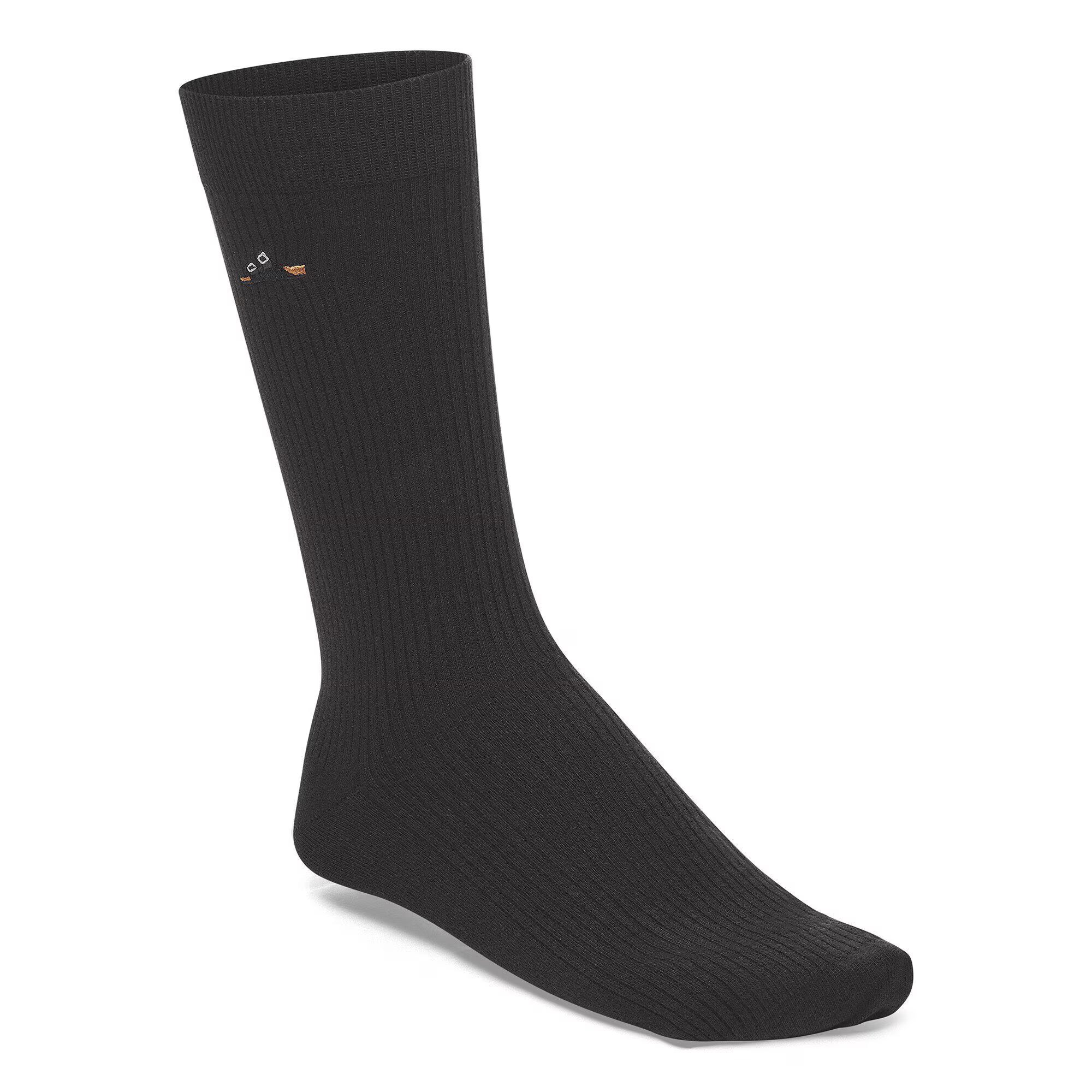 Cotton Ribbed Socks Cotton/Polyamid/Elastane