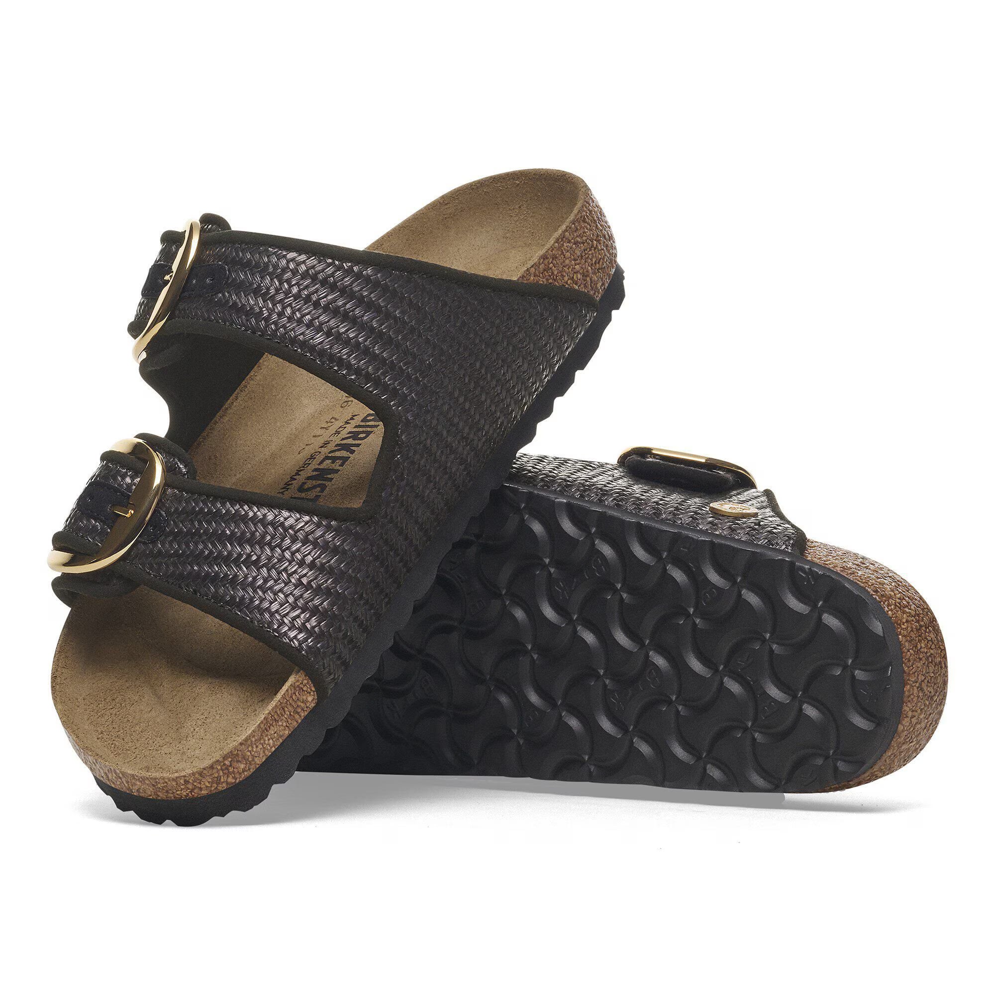 Arizona Big Buckle Raffia Textile