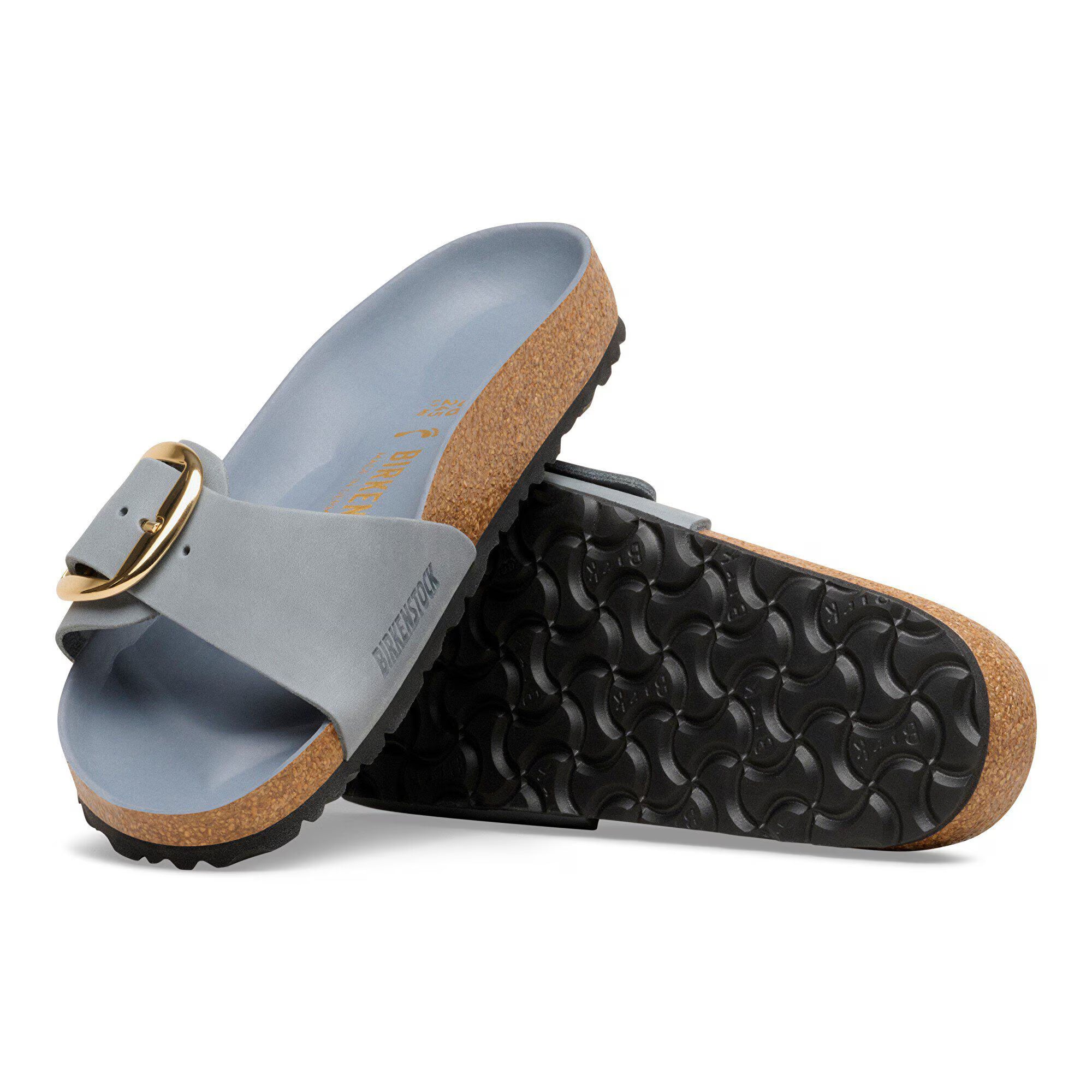 Madrid Big Buckle Natural Leather Oiled