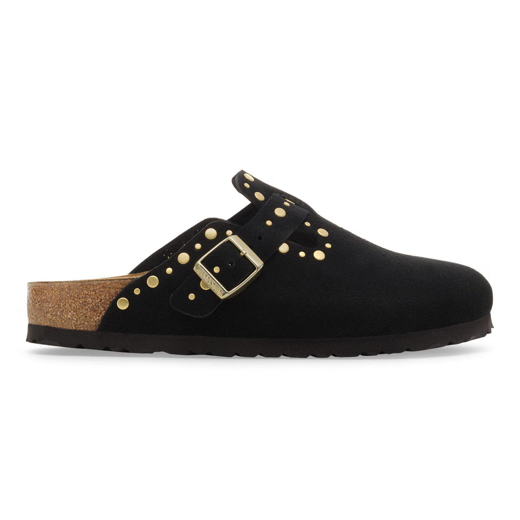 Boston Rivet Suede Leather